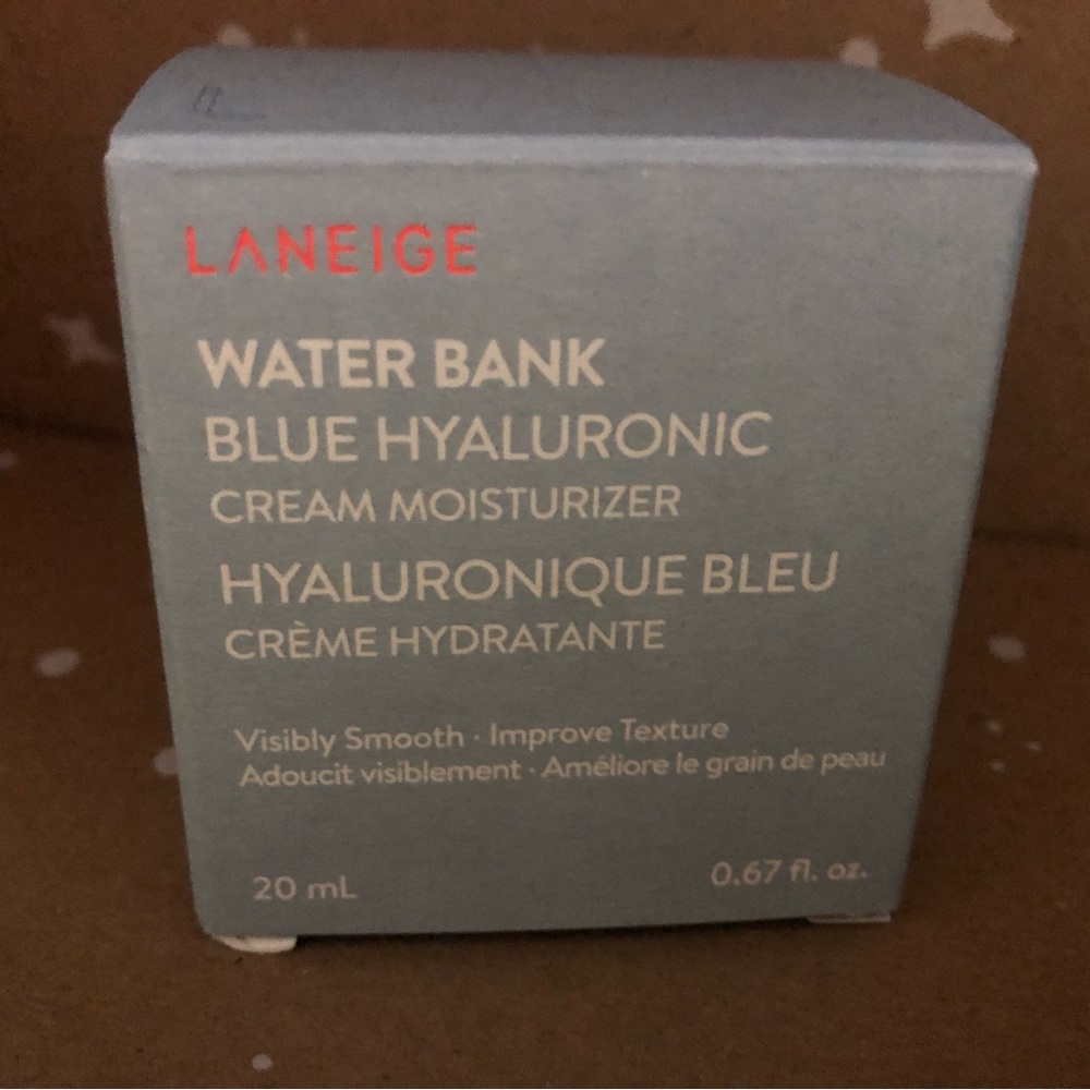Laneige water bank moisturizer.